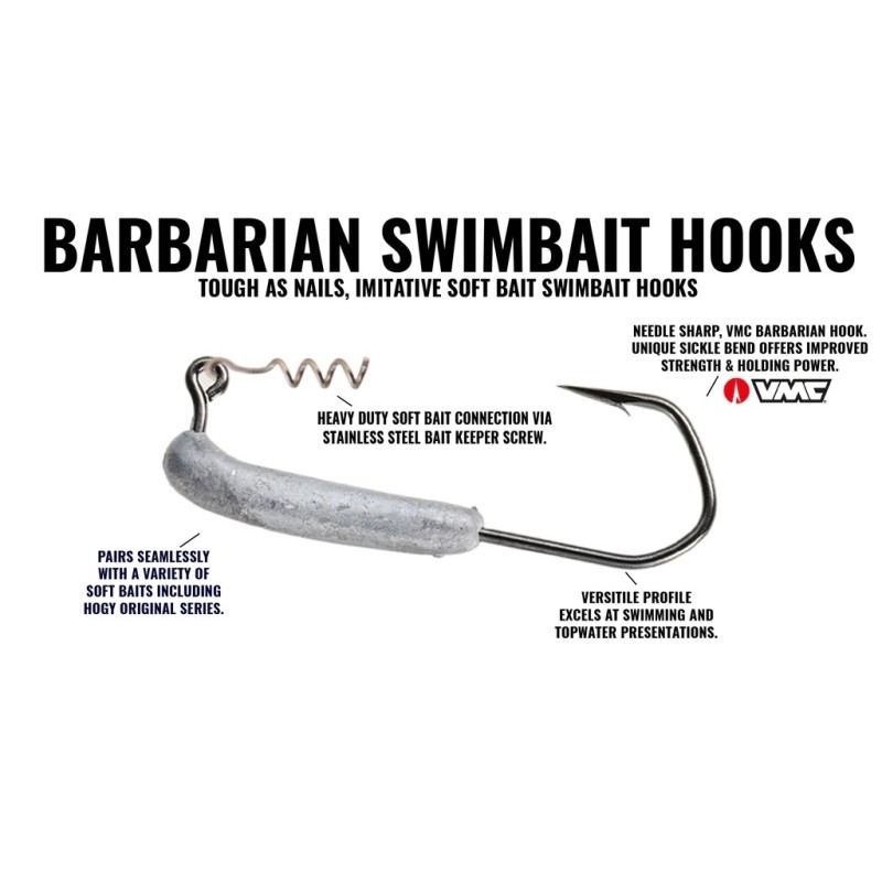 Classic Barbarian Swimbait hooks